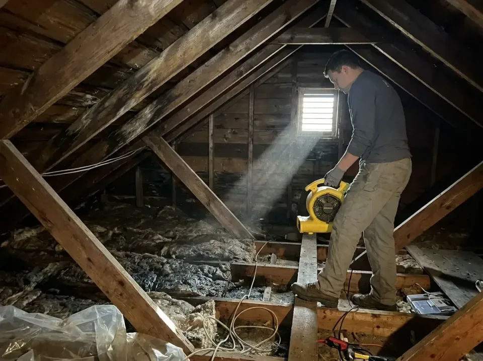 attic-water-damage-drying-proc-007 — frequently asked questions, Emergency Water Extraction & 24/7 Flood Response in Lackawa…